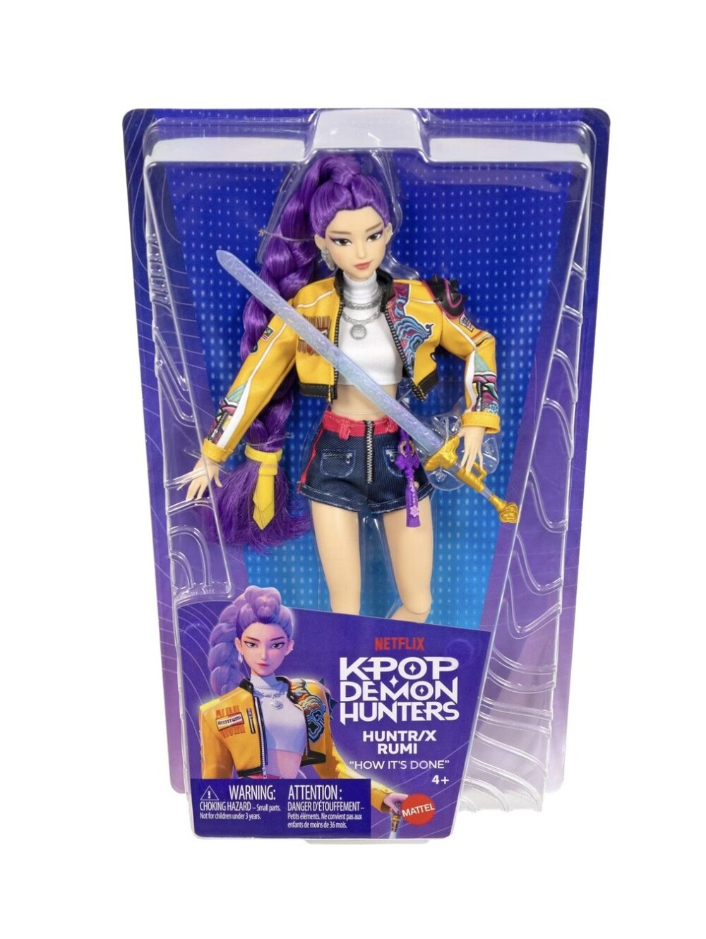 Licensed KPop Demon Hunters  Huntr/x Rumi How It's All Done Fashion Doll